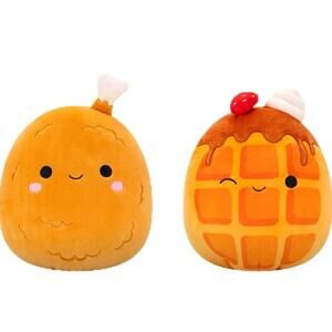 Squishmallows Original FlipAMallows 8in Chicken Waffles Flippable Plush NWT 8"